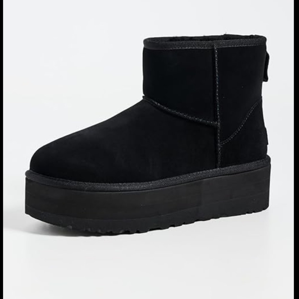 EUC UGG mini platform -Black